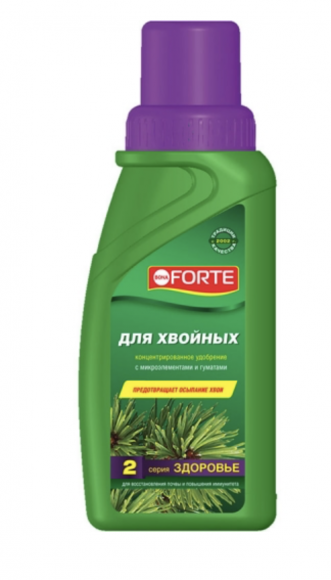 Жидкое комплексное удобрение для хвойных Bona Forte здоровье (285 мл)