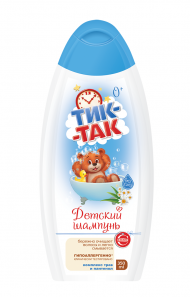 Детский шампунь "Тик-Так" комплекс трав и пантенол, 350мл (Свобода) Детский шампунь "Тик-Так" комплекс трав и пантенол, 350мл (Свобода)