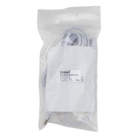 Таймер Uniel с вилкой и разъёмом L,N для фитосветильников